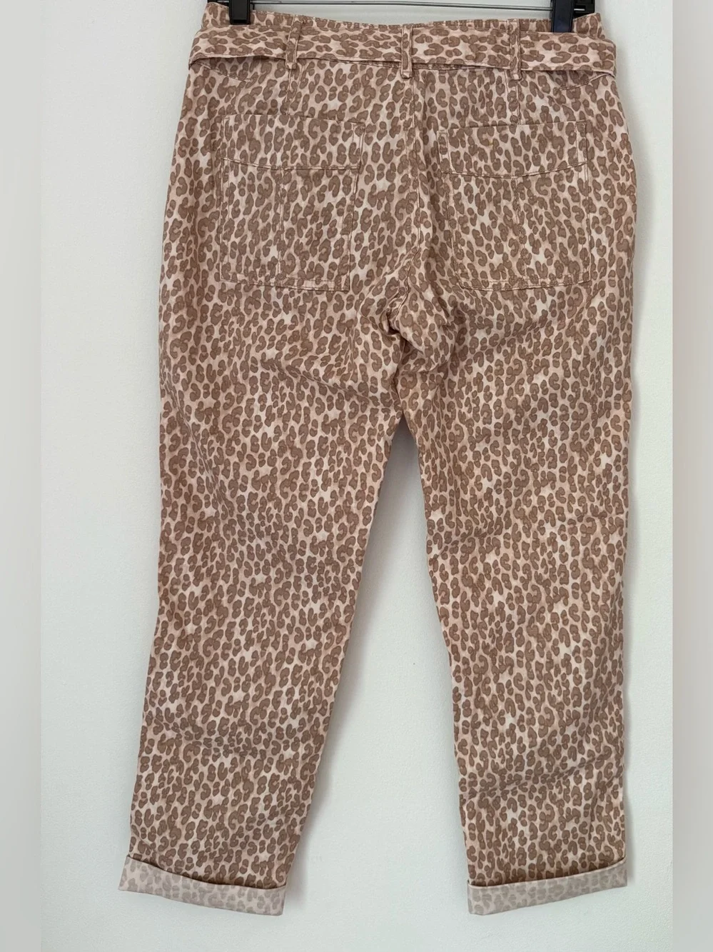 Anthropologie The Wanderer Utility Leopard Print Pants - Picture 8 of 12